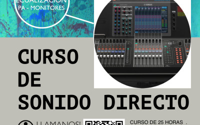 CURSO DE SONIDO DIRECTO – 18 AL 22 DE ABRIL